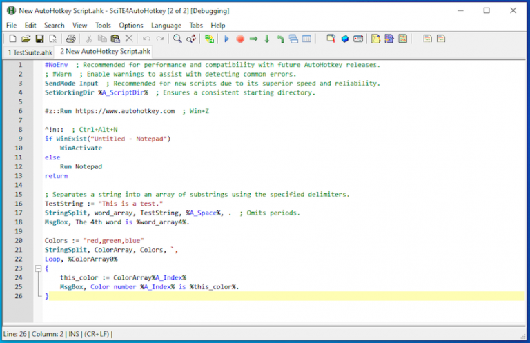 scite4autohotkey scite4autohotkey